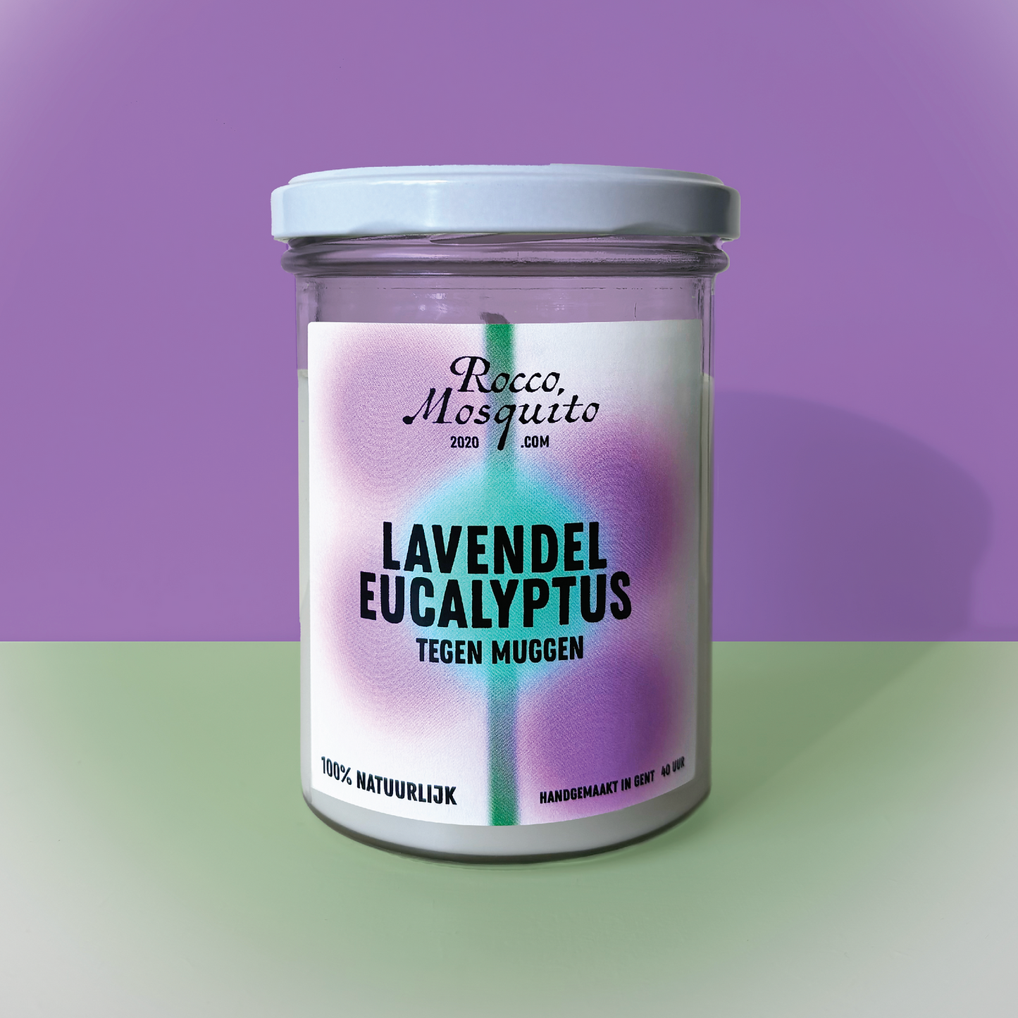 Lavande Eucalyptus - bougie en pot